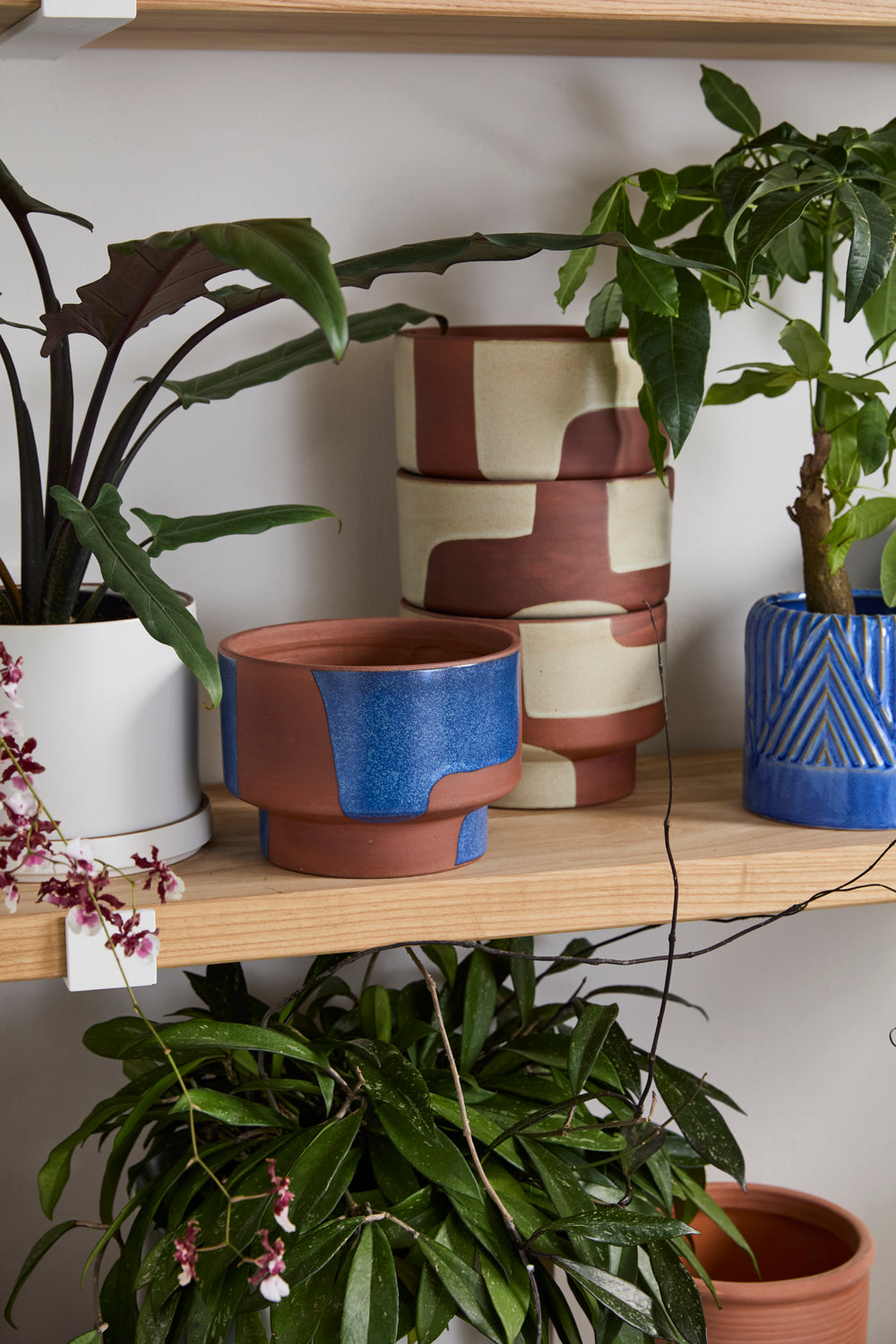 Shanti Pot Set of 2 By Accent Decor | Planters, Troughs & Cachepots | Modishstore - 14