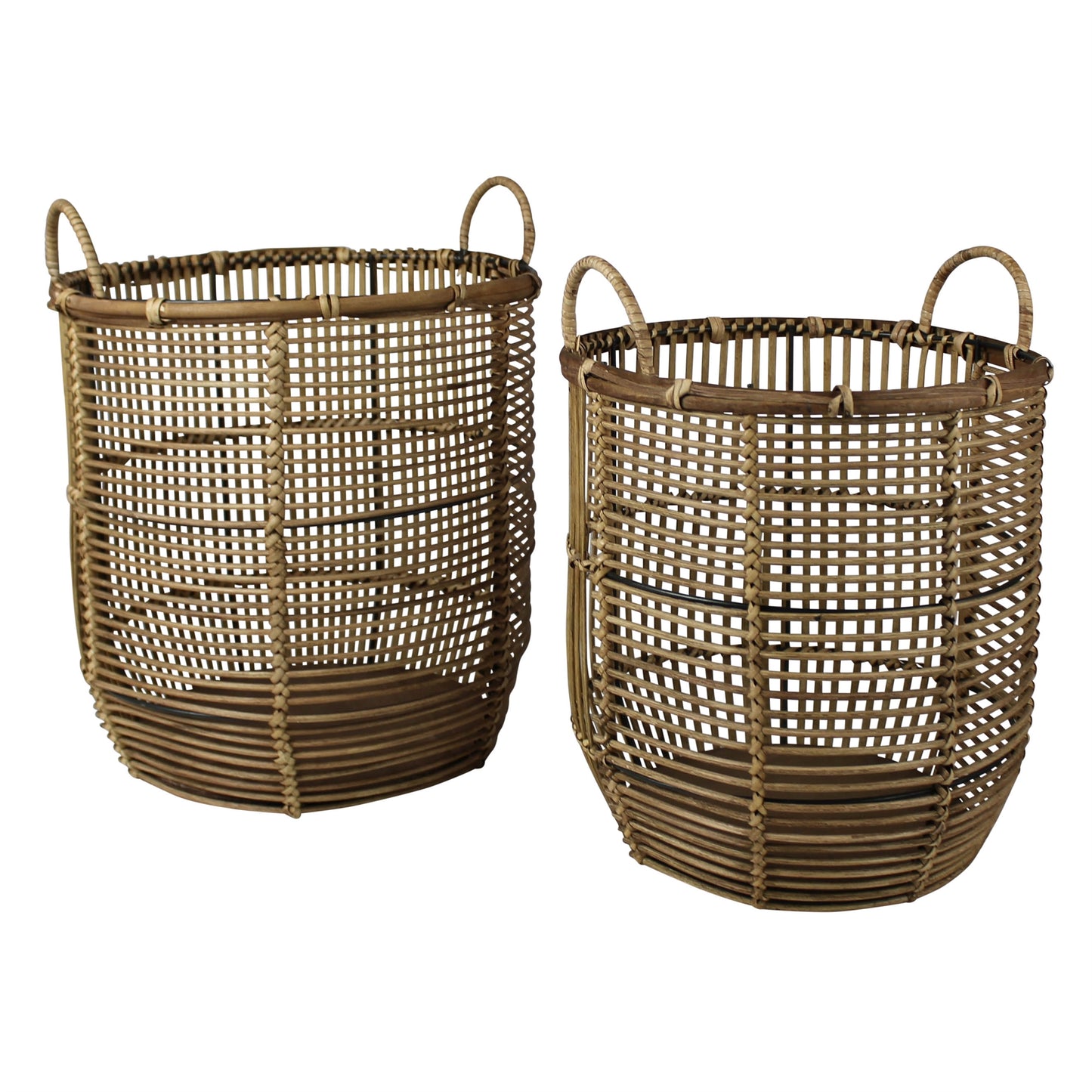 Cairo Baskets, Rattan - Set Of 4 By HomArt | Bins, Baskets & Buckets | Modishstore - 1