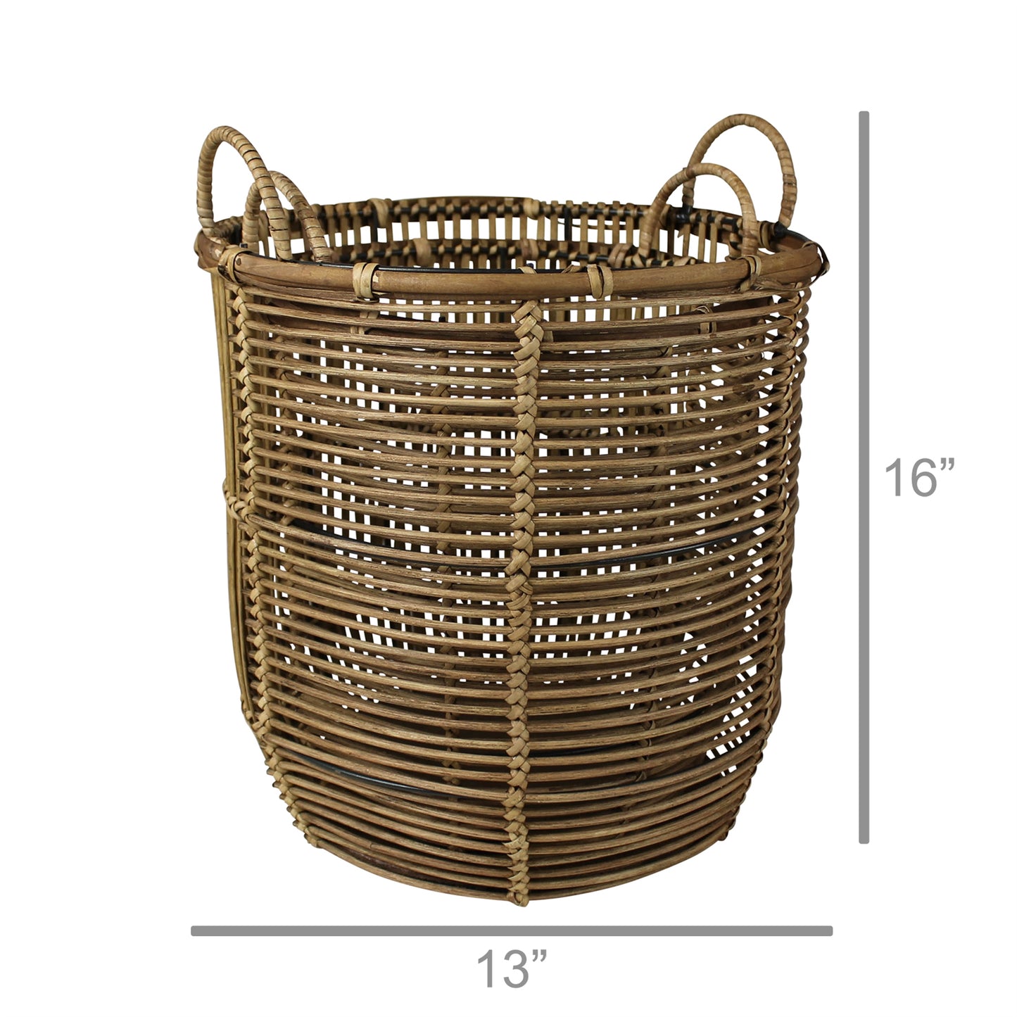 Cairo Baskets, Rattan - Set Of 4 By HomArt | Bins, Baskets & Buckets | Modishstore - 5