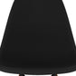 Black And Brown Heavy Duty Plastic And Solid Wood Counter Height Bar Chair By Homeroots | Bar Stools | Modishstore - 6