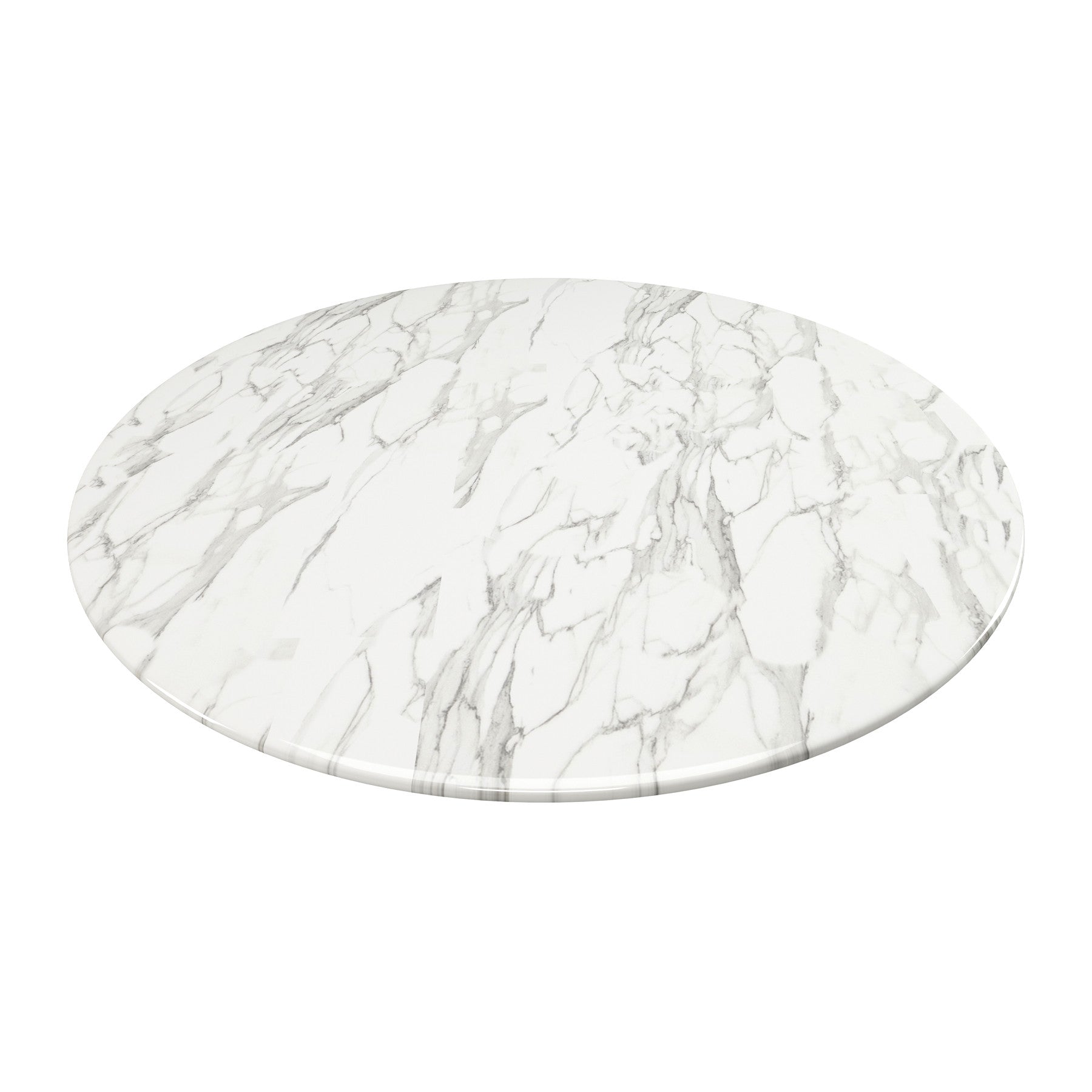 White And Black Marble And Metal Dining Table By Homeroots | Dining Tables | Modishstore - 5