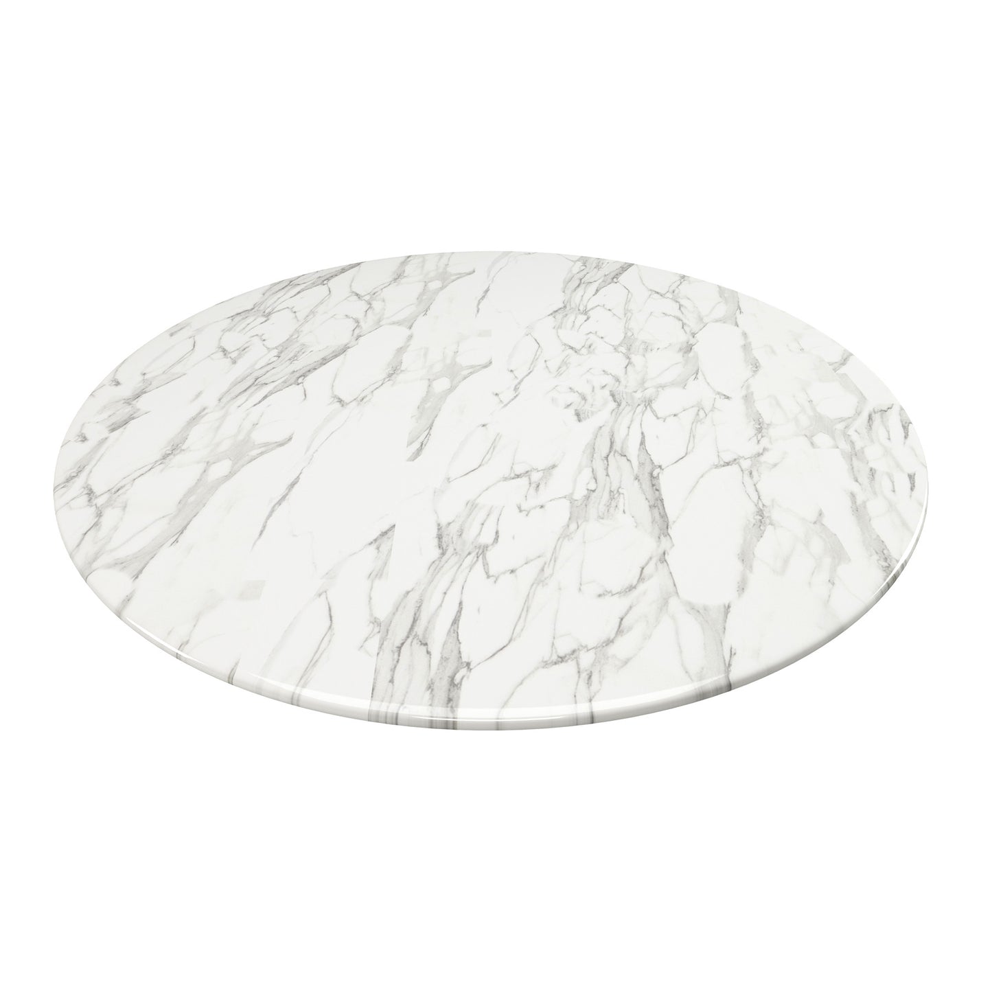 White And Gold Marble And Metal Dining Table By Homeroots | Dining Tables | Modishstore - 3