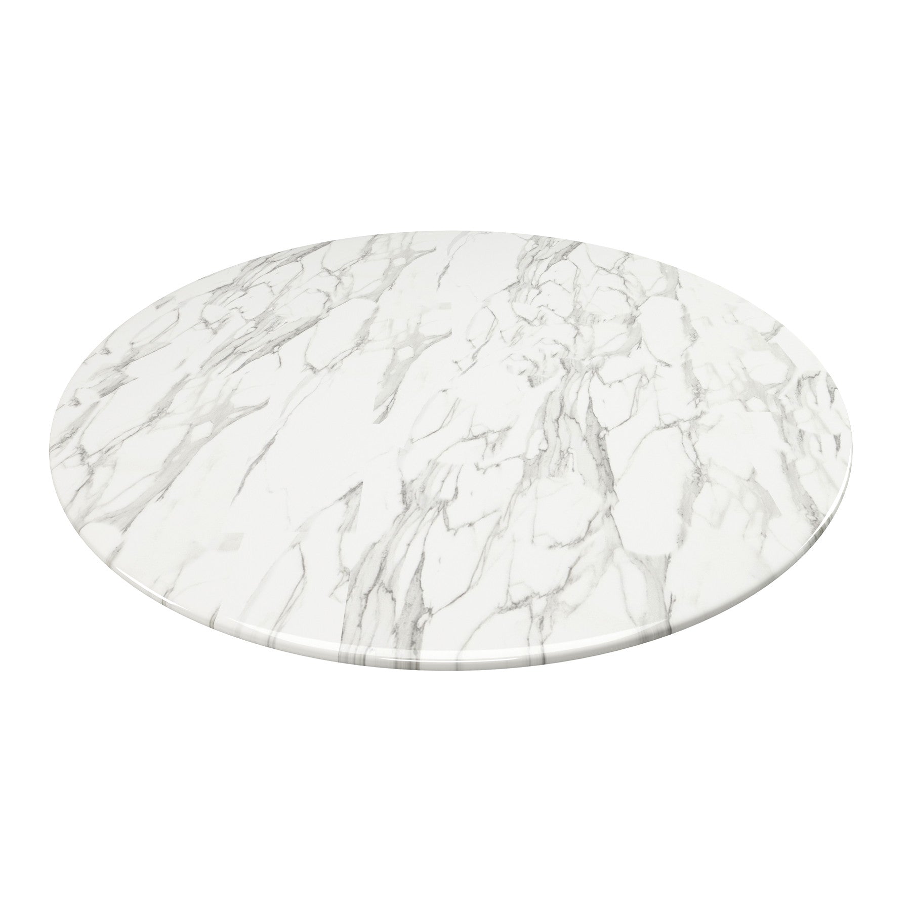 White And Gold Marble And Metal Dining Table By Homeroots | Dining Tables | Modishstore - 3