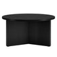 Black Round Coffee Table By Homeroots | Coffee Tables | Modishstore - 3