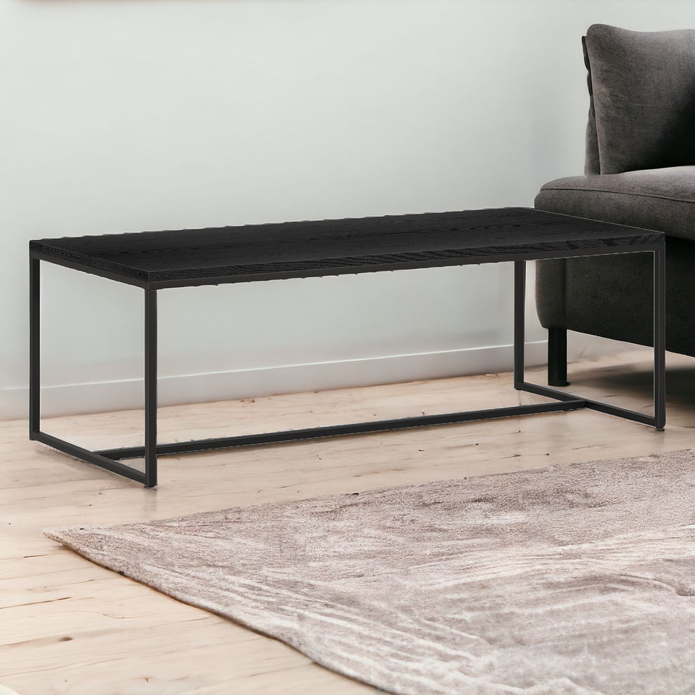 Black Coffee Table By Homeroots | Coffee Tables | Modishstore - 3