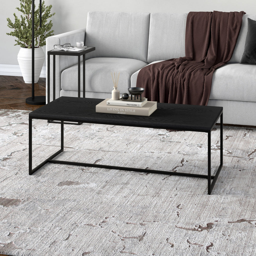 Black Coffee Table By Homeroots | Coffee Tables | Modishstore - 8