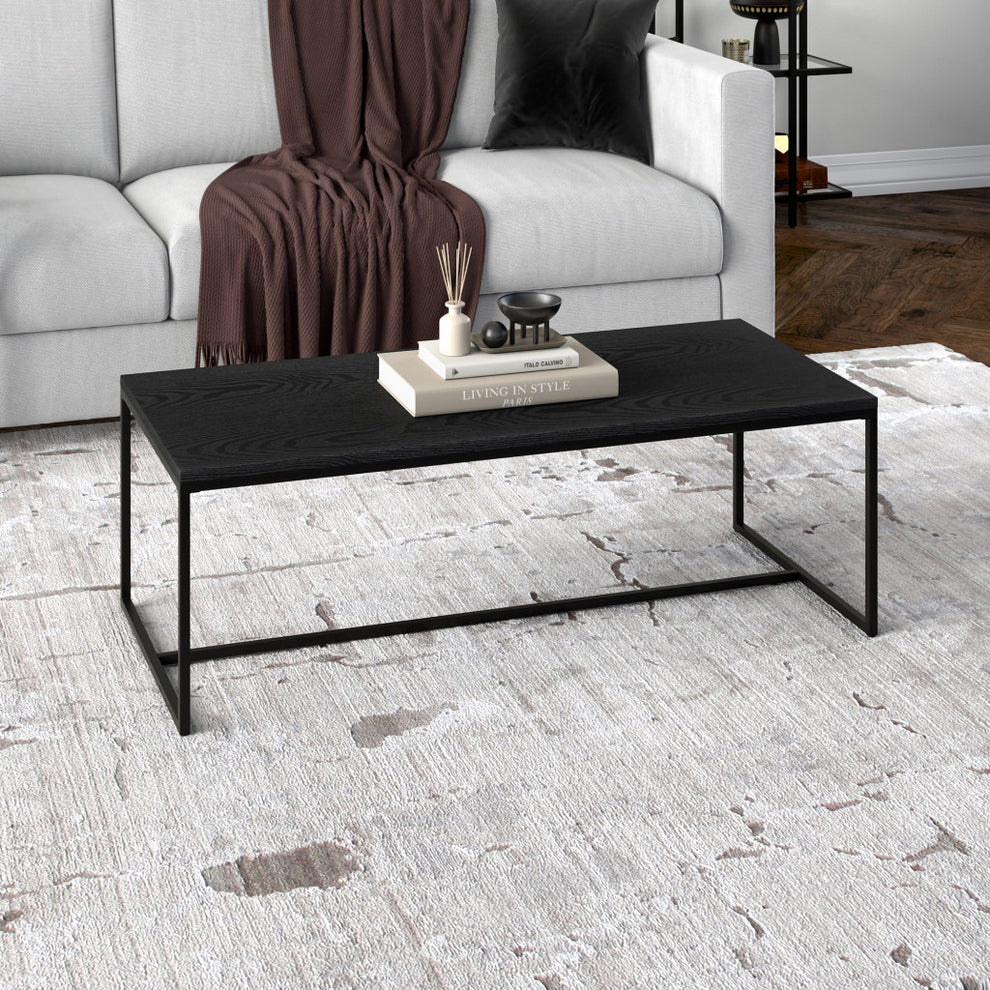 Black Coffee Table By Homeroots | Coffee Tables | Modishstore - 7