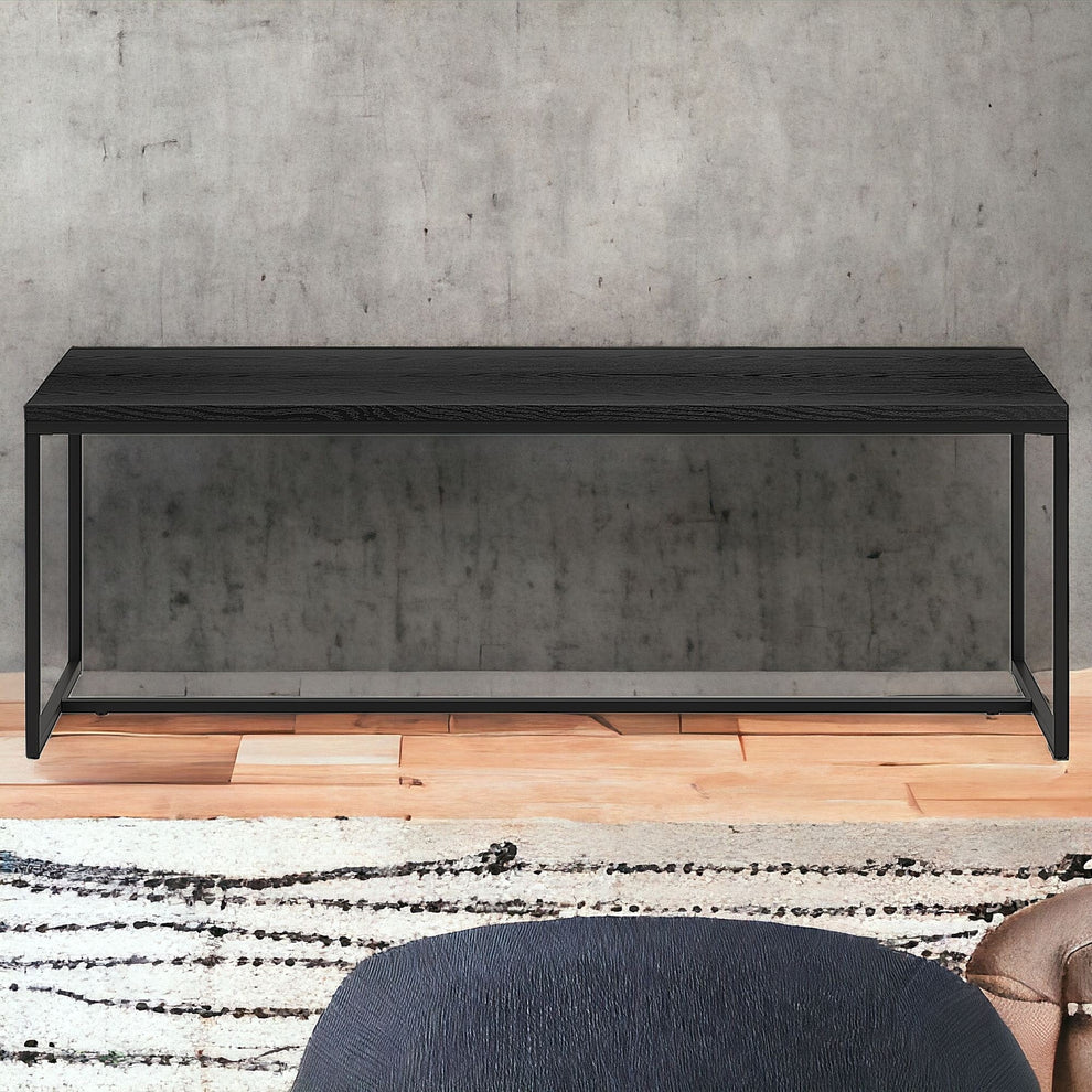 Black Coffee Table By Homeroots | Coffee Tables | Modishstore - 2