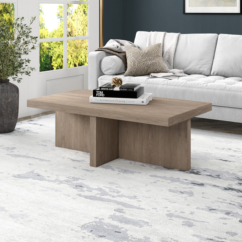 Gray Coffee Table By Homeroots | Coffee Tables | Modishstore - 5