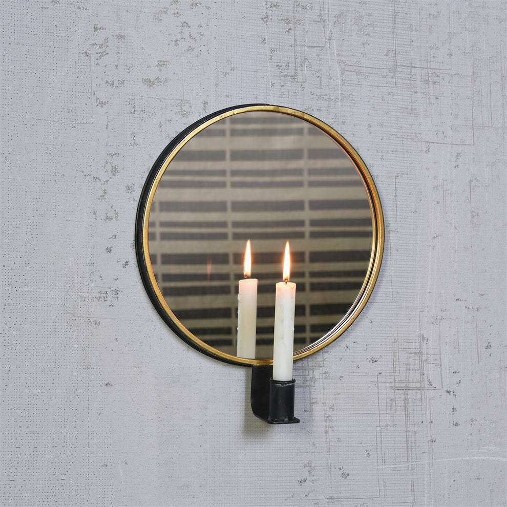 Archer Mirror Sconce - Round By HomArt | Mirrors | Modishstore - 2