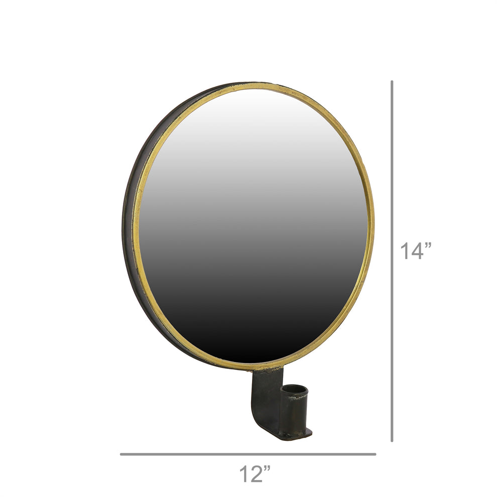 Archer Mirror Sconce - Round By HomArt | Mirrors | Modishstore - 4