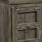 Distressed Brown Solid Wood Nightstand By Homeroots | Nightstands | Modishstore - 3