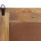 Brown Three Drawer Starburst Pattern Solid Wood Nightstand By Homeroots | Nightstands | Modishstore - 5