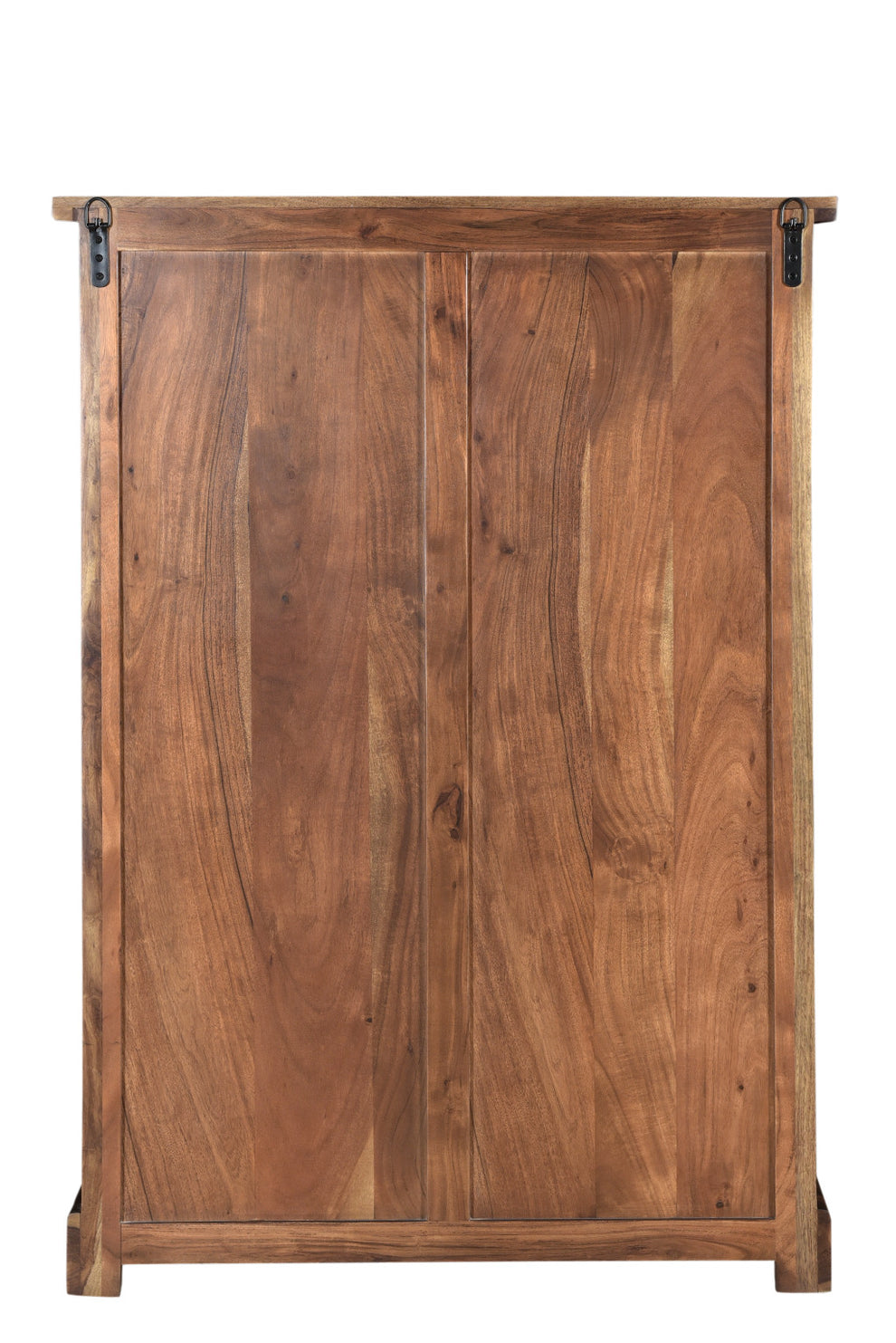 Dark Brown Solid Wood Five Drawer Chest By Homeroots | Dressers | Modishstore - 3