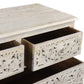 White Solid Wood Seven Drawer Dresser By Homeroots | Dressers | Modishstore - 6