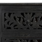 Black Solid Wood Seven Drawer Dresser By Homeroots | Dressers | Modishstore - 6