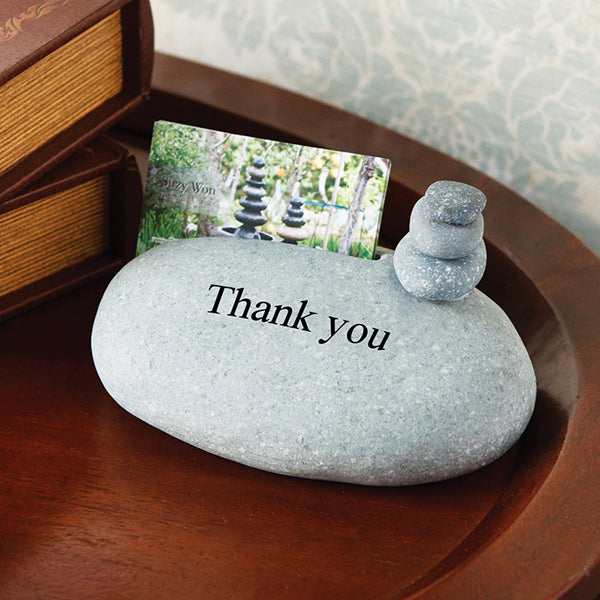 Cairn Card Holders - Live Love Laugh Set of 2 By Garden Age Supply | Minerals and Stones | Modishstore - 3