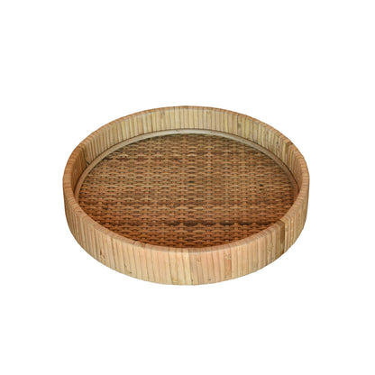 Cayman Tray, Rattan - Small - Natural Set Of 4 By HomArt | Decorative Trays & Dishes | Modishstore - 2
