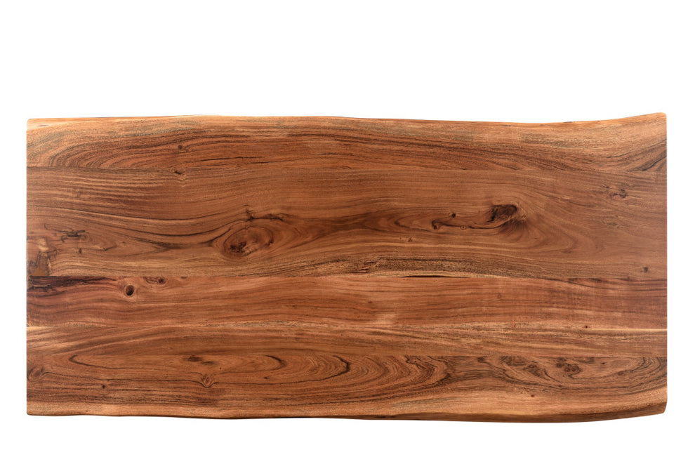 Brown Solid Wood Sled Coffee Table By Homeroots | Coffee Tables | Modishstore - 5