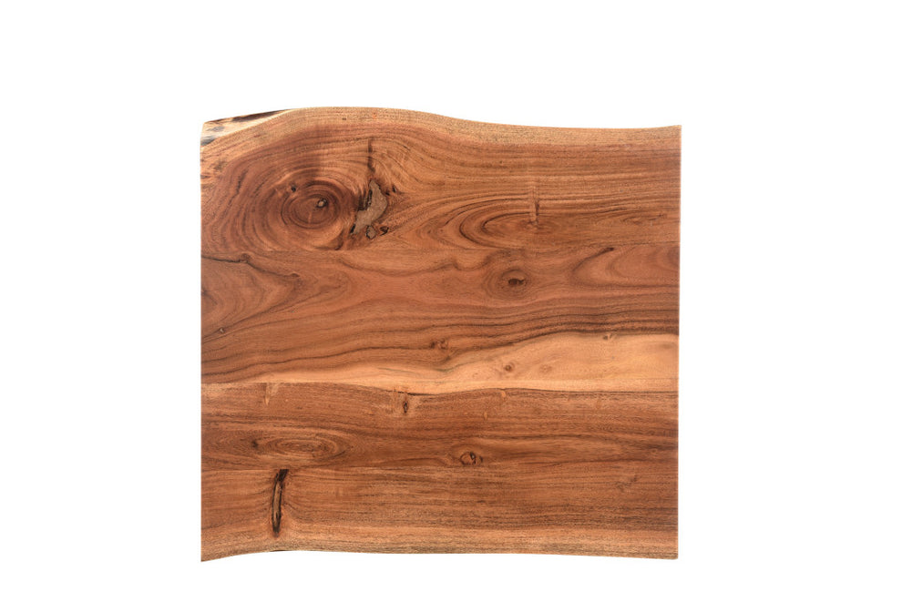 Brown Solid Wood Square End Table By Homeroots | End Tables | Modishstore - 6