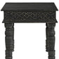 Black Distressed Solid Wood End Table By Homeroots | End Tables | Modishstore - 8