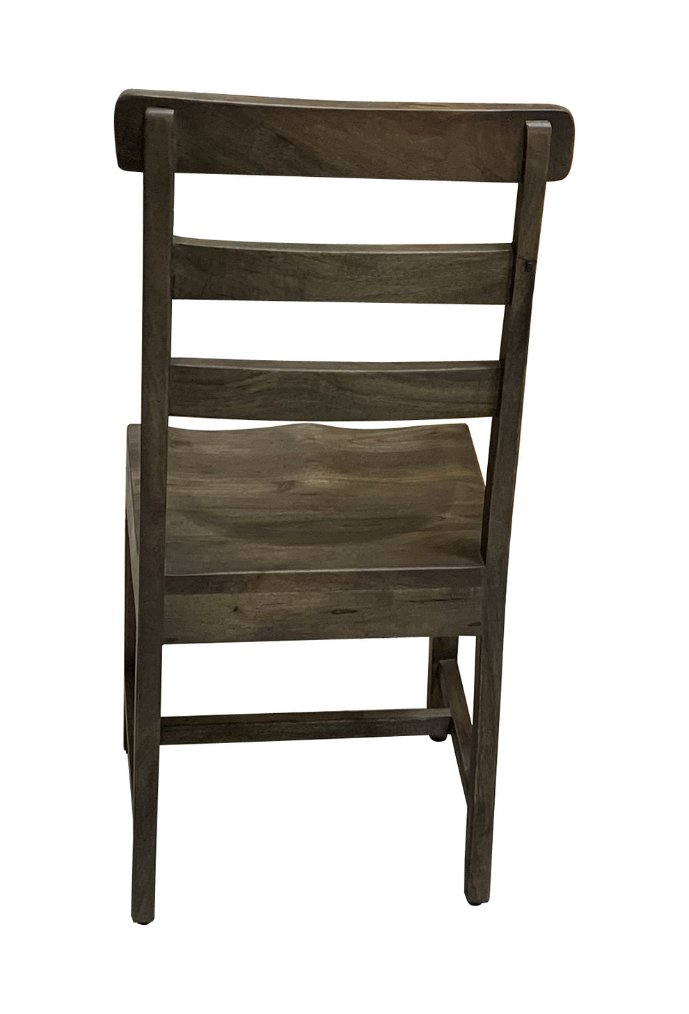 Set of Two Dark Brown Wood Ladder Back Dining Side Chairs By Homeroots | Dining Chairs | Modishstore - 8