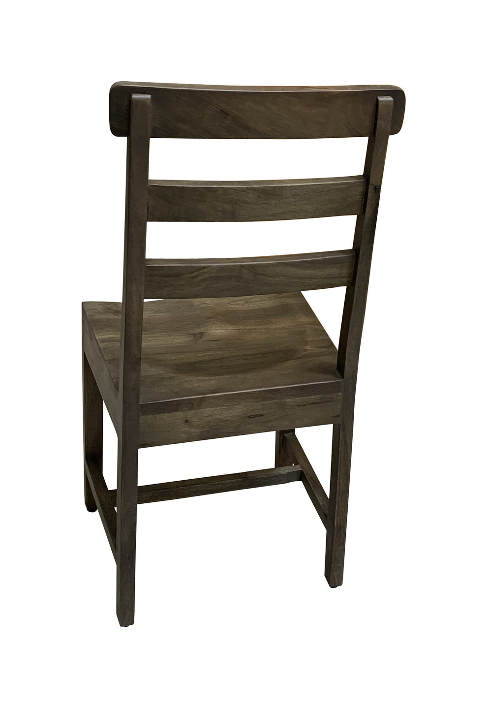 Set of Two Dark Brown Wood Ladder Back Dining Side Chairs By Homeroots | Dining Chairs | Modishstore - 6