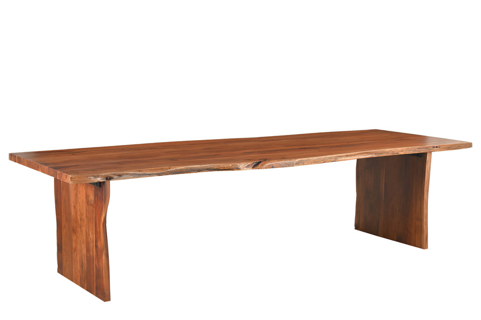 Brown Solid Wood Dining Bench By Homeroots | Benches | Modishstore - 5