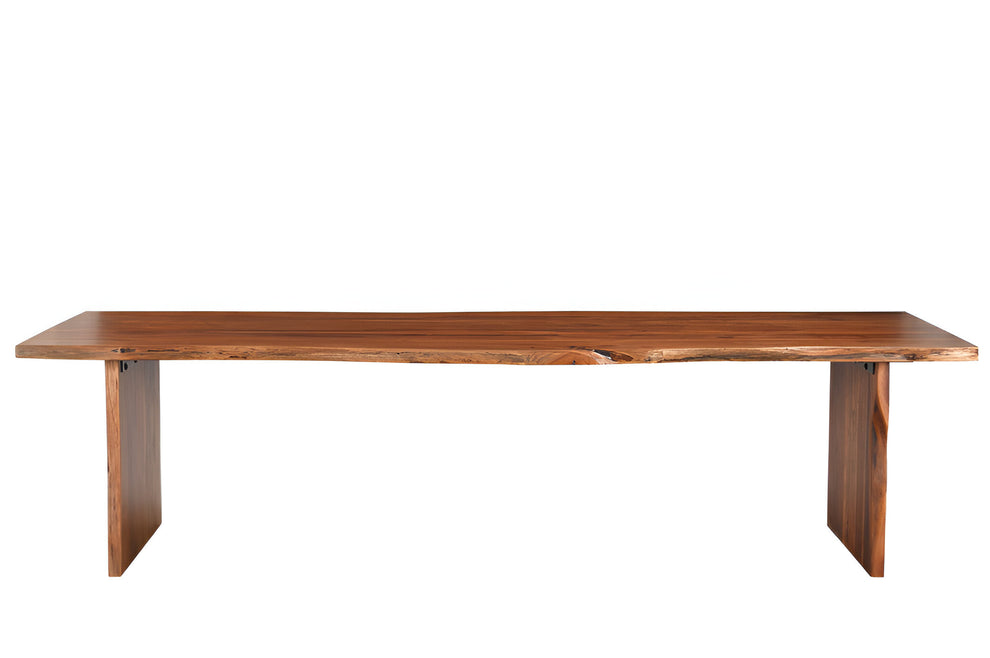 Brown Solid Wood Dining Bench By Homeroots | Benches | Modishstore - 7