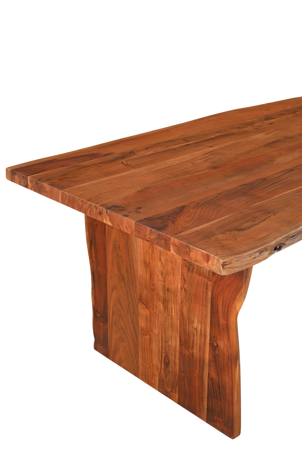 Brown Solid Wood Dining Bench By Homeroots | Benches | Modishstore - 2