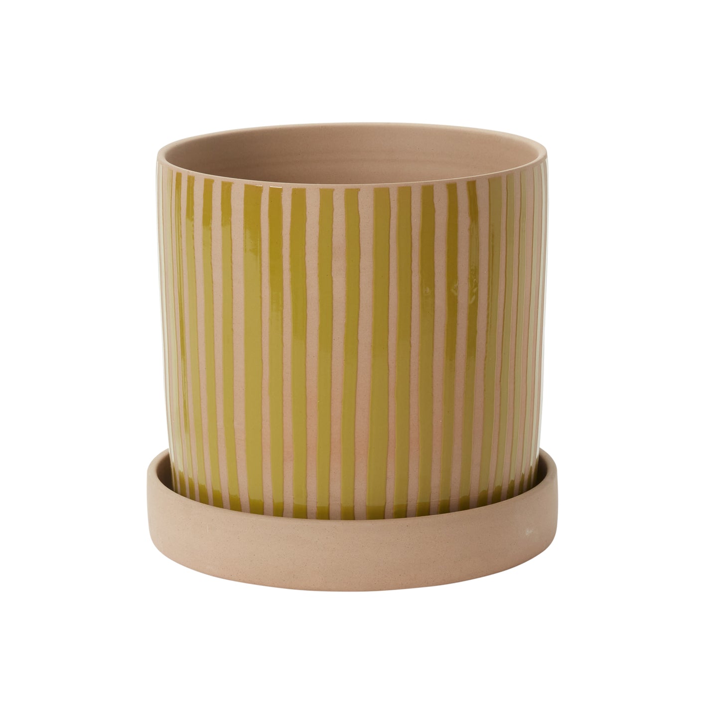 Sullivan Pot with Saucer By Accent Decor | Stands | Modishstore - 2