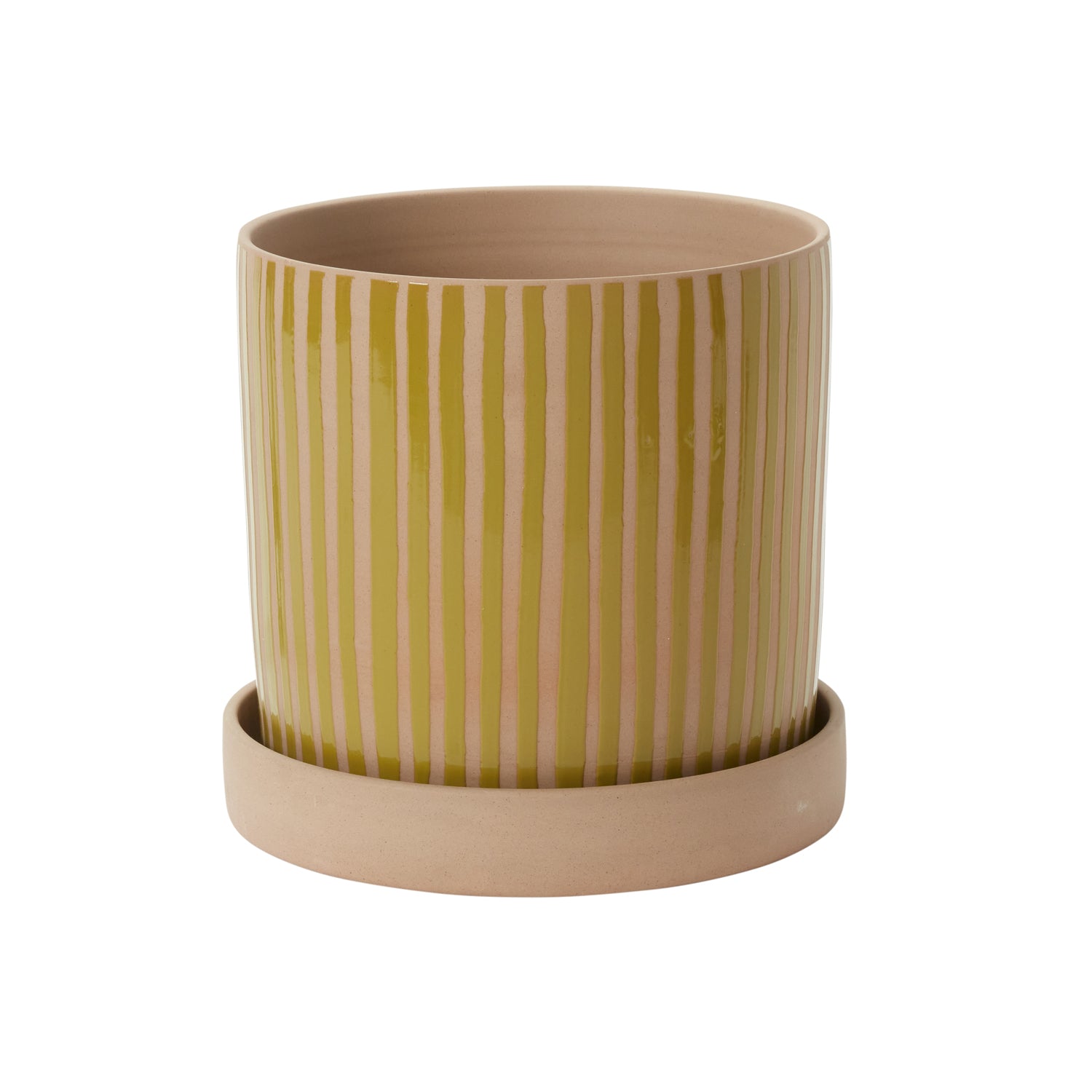 Sullivan Pot with Saucer By Accent Decor | Stands | Modishstore - 2