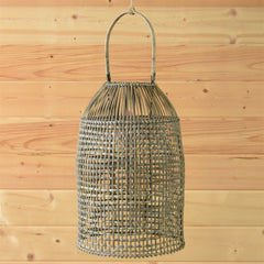 Cayman Lantern, Rattan - Natural By HomArt