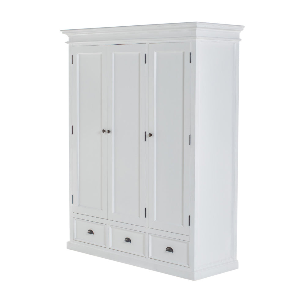 Off White Solid Wood Frame Standard Curio Cabinet With Six Shelves By Homeroots | Cabinets | Modishstore - 4