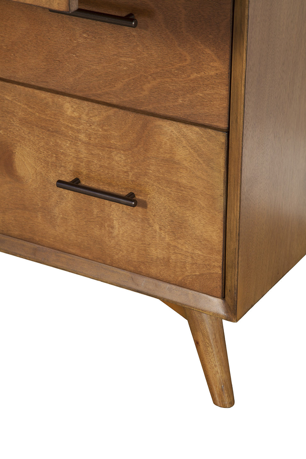 Brown Solid Wood Four Drawer Chest By Homeroots | Dressers | Modishstore - 8