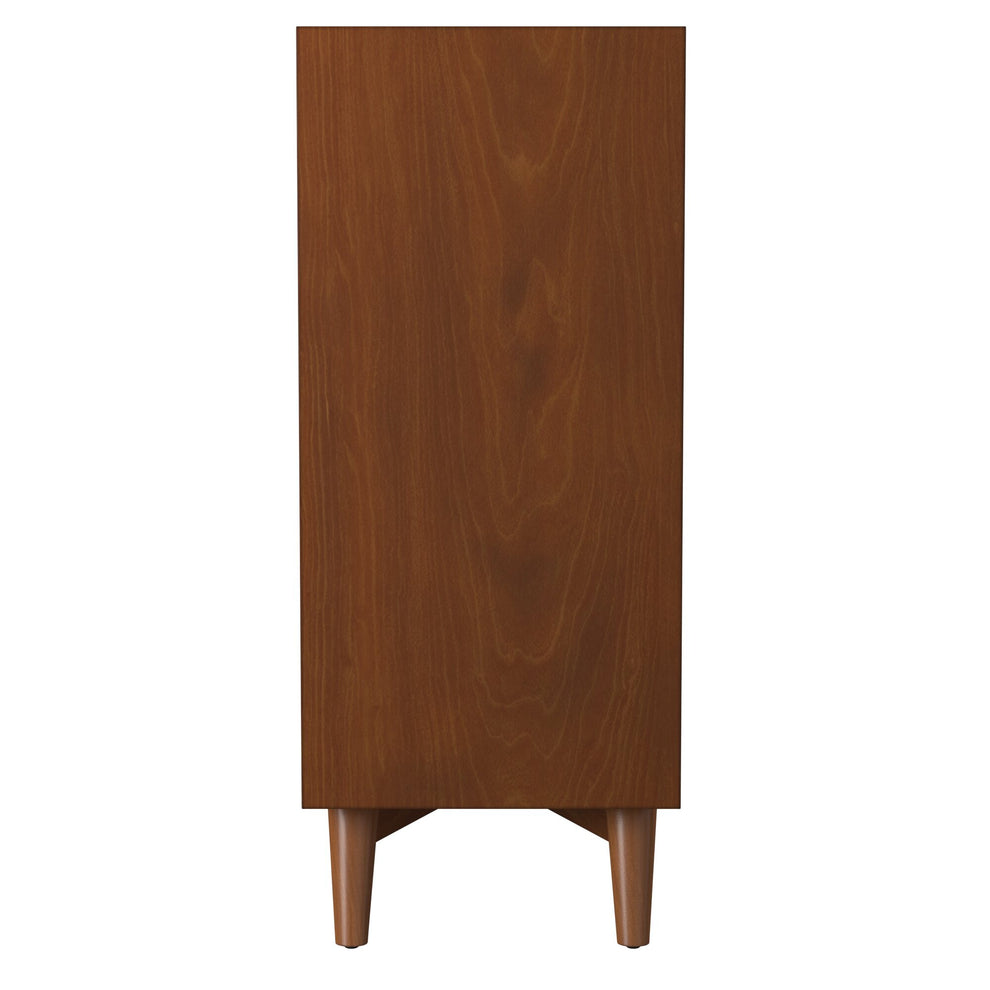 Brown Solid Wood Four Drawer Chest By Homeroots | Dressers | Modishstore - 4