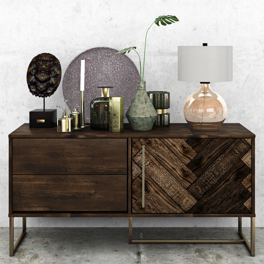 Gold Glass Globe Table Lamp With White Drum Shade By Homeroots | Table Lamps | Modishstore - 5