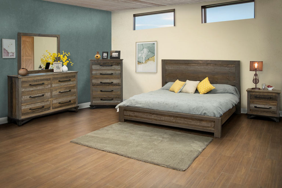 Natural Solid Wood Seven Drawer Double Dresser By Homeroots | Dressers | Modishstore - 8