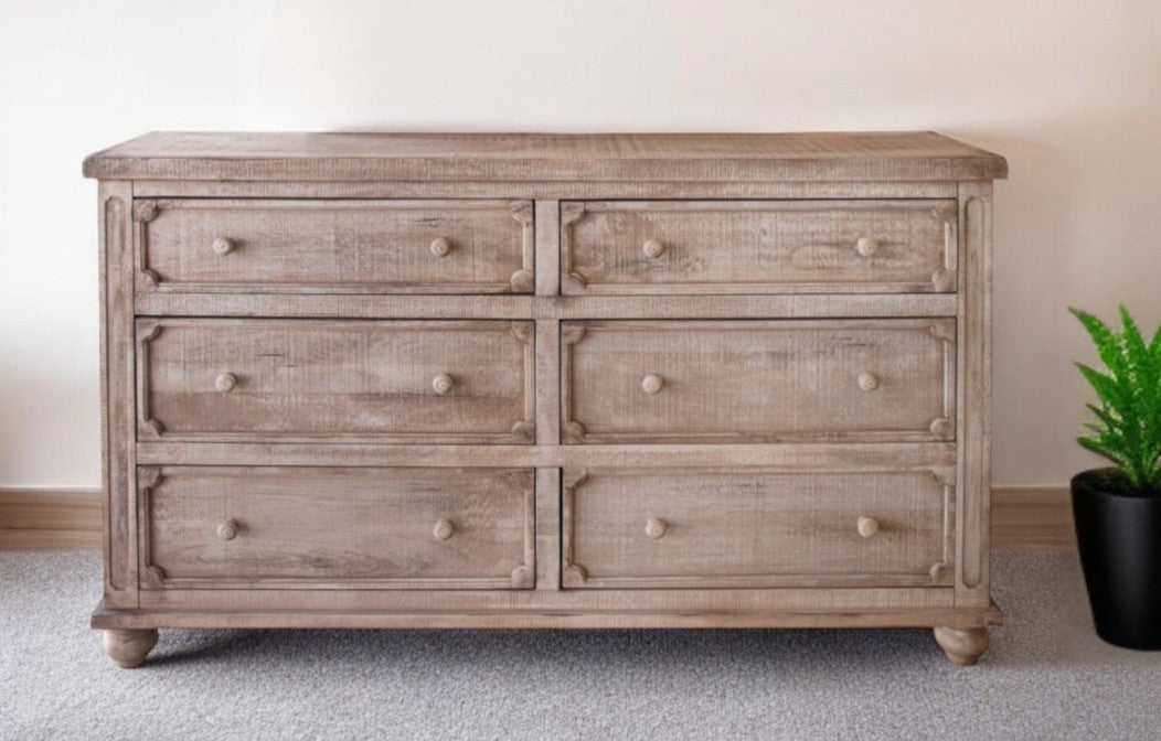 HomeRoots Solid Wood Dresser - Thumbnail 3
