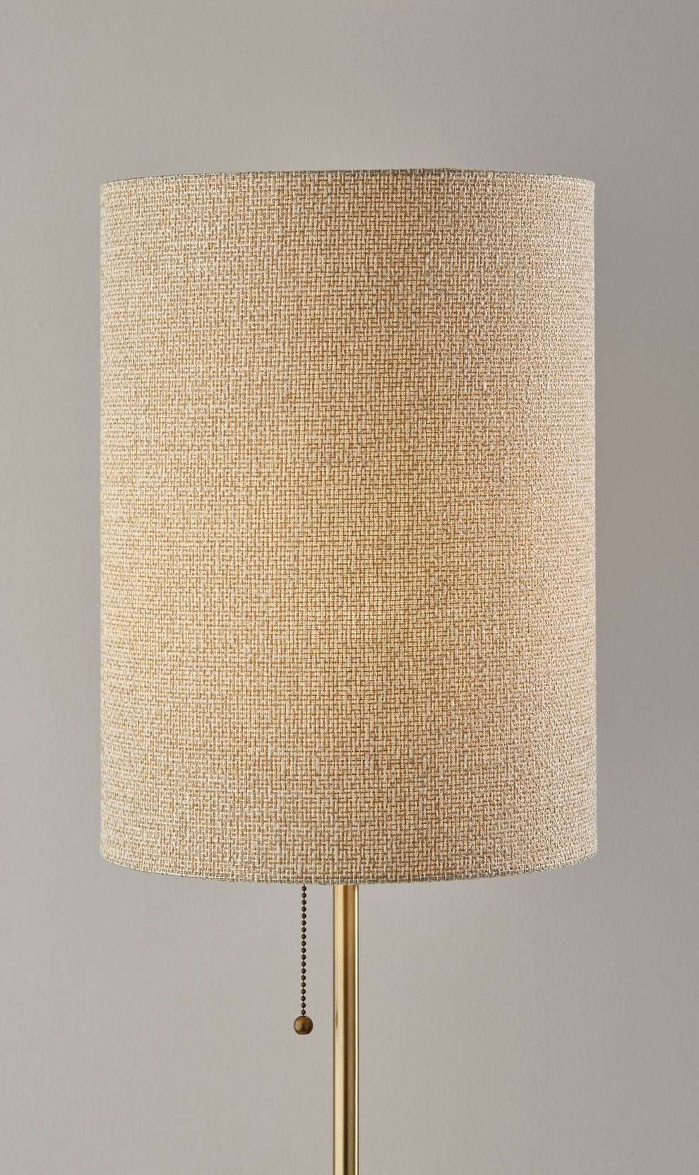 Black and Gold Marble and Metal Table Lamp With Beige Drum Shade By Homeroots | Table Lamps | Modishstore - 6