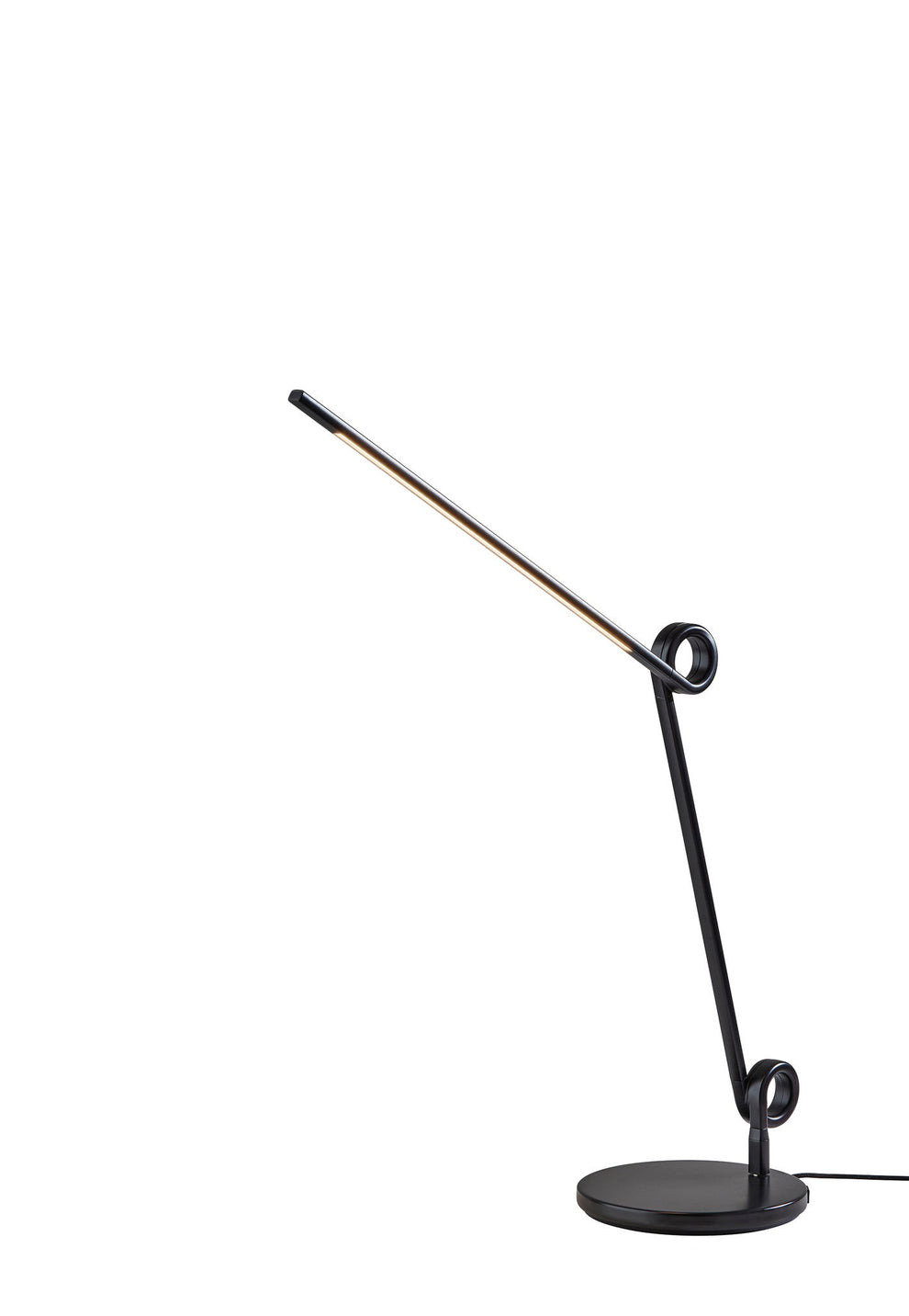 Black Metal Novelty Desk Lamp By Homeroots | Table Lamps | Modishstore - 2