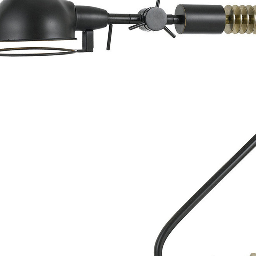 Bronze Metal Desk Table Lamp With Bronze Dome Shade By Homeroots | Table Lamps | Modishstore - 3
