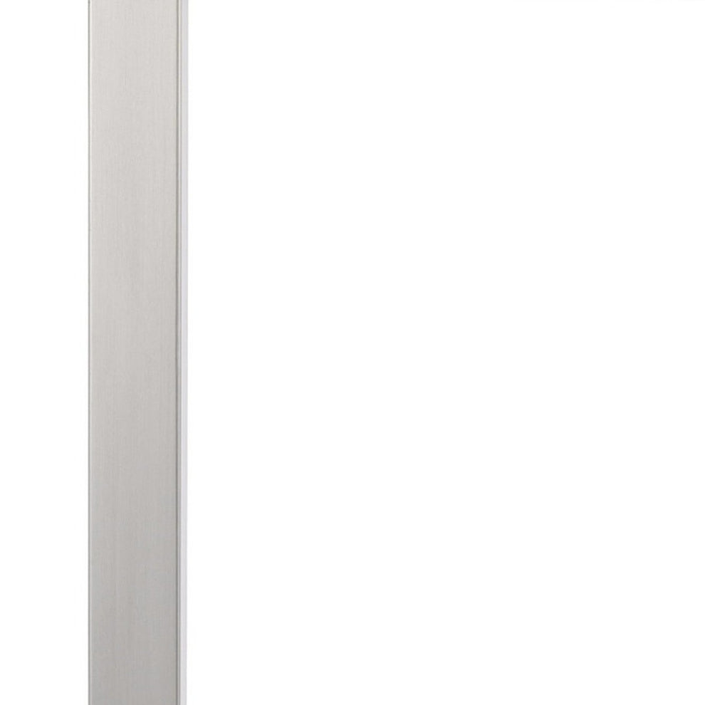 Nickel Metal Desk USB Table Lamp With White Shade By Homeroots | Table Lamps | Modishstore - 2