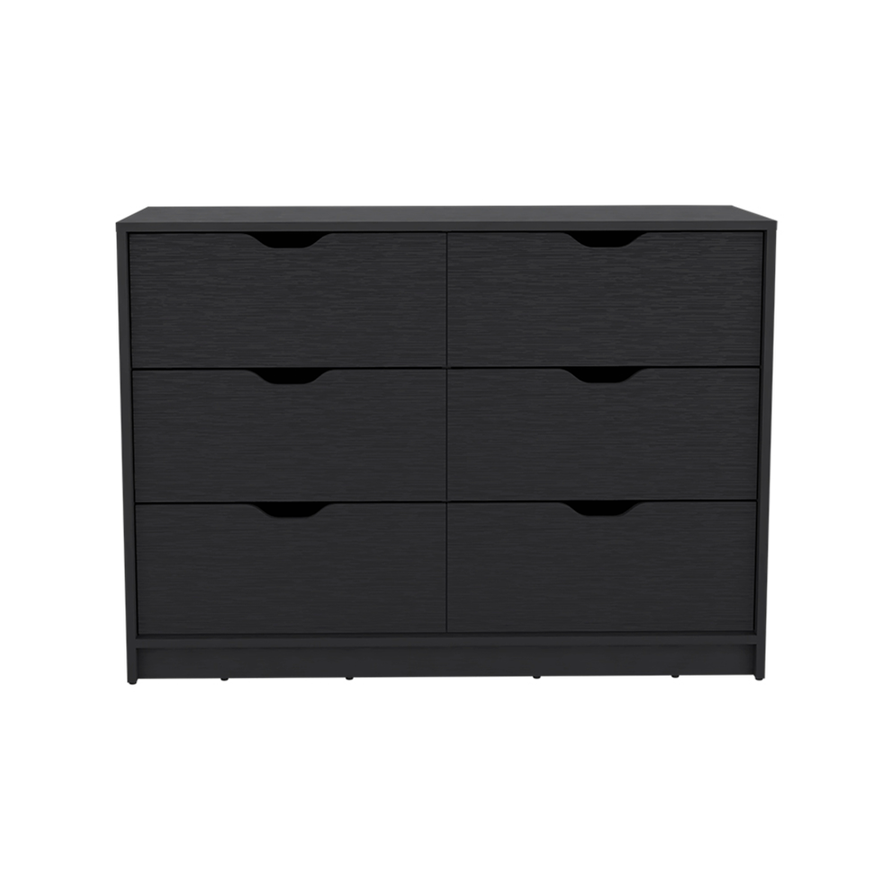 Black Four Drawer Dresser By Homeroots | Dressers | Modishstore - 2