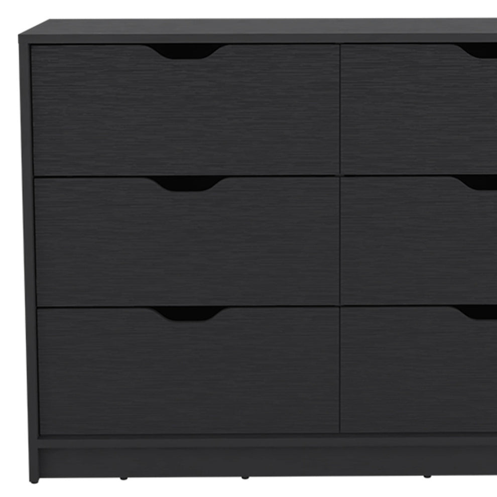 Black Four Drawer Dresser By Homeroots | Dressers | Modishstore - 4