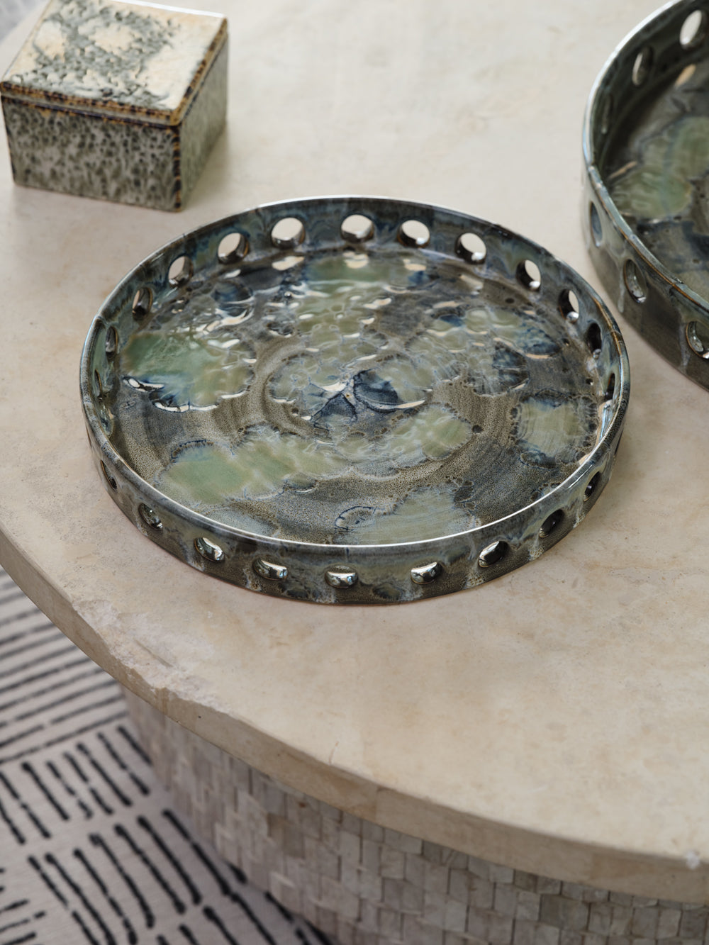 Toluca Tray By Accent Decor | Decorative Bowls | Modishstore - 9