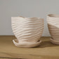 Highland Pot with Saucer Set of 4 By Accent Decor | Planters, Troughs & Cachepots | Modishstore - 9