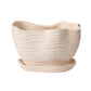 Highland Pot with Saucer Set of 4 By Accent Decor | Planters, Troughs & Cachepots | Modishstore - 11