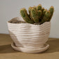 Highland Pot with Saucer Set of 4 By Accent Decor | Planters, Troughs & Cachepots | Modishstore - 14