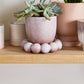 Pearl Pot with Saucer Set of 2 By Accent Decor | Planters, Troughs & Cachepots | Modishstore - 6